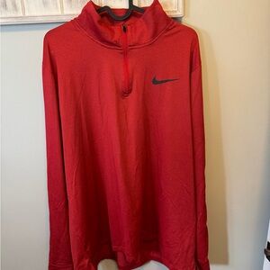 Nike PRO Crimson quarter-zip shirt